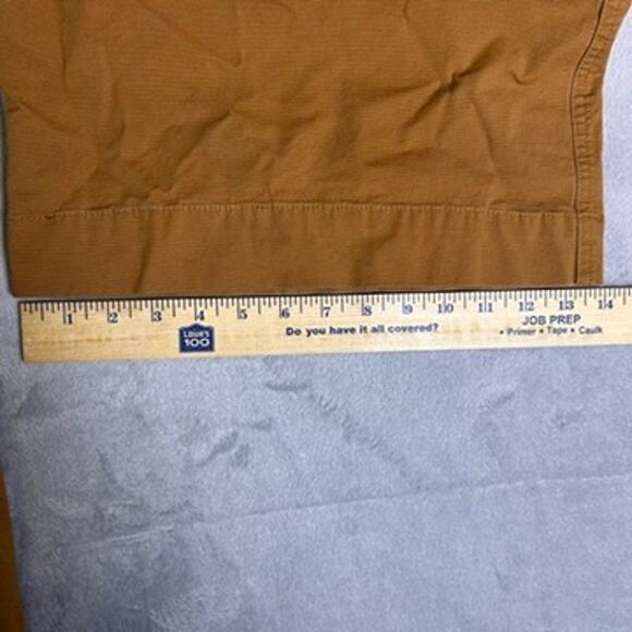 A New Day Wide Leg Pants Womens 14 Brown Rust Fall Flowy Office Colorful Pumpkin - Picture 8 of 9